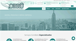 Desktop Screenshot of orrucontabil.com.br