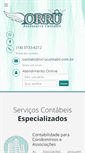 Mobile Screenshot of orrucontabil.com.br