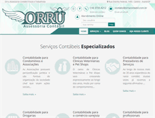 Tablet Screenshot of orrucontabil.com.br